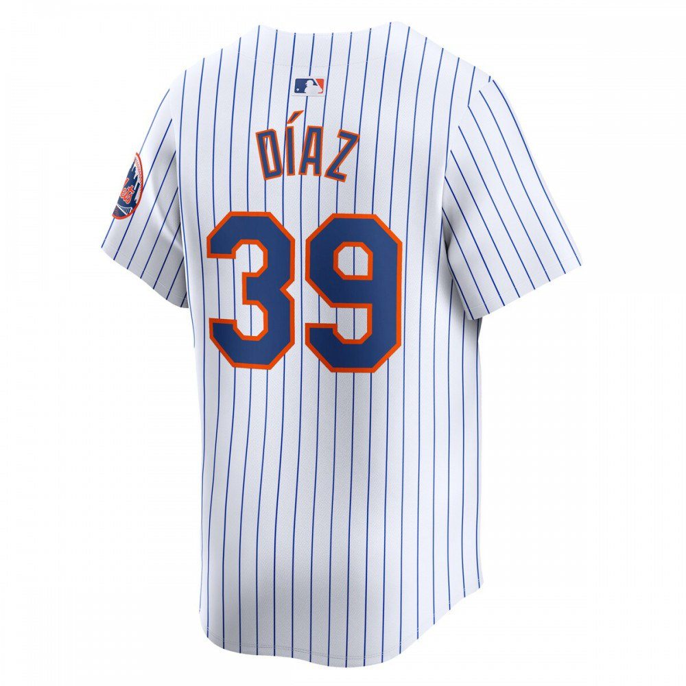 Edwin Diaz New York Mets Home Limited Player Jersey - White-Pro Kit Vault | Brand New 26/27 Sports Jerseys