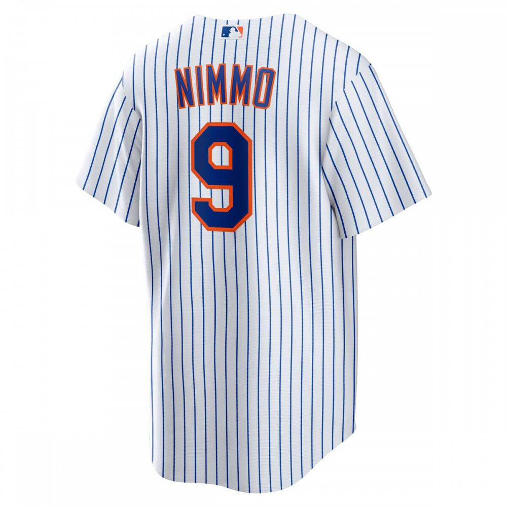 Brandon Nimmo New York Mets Home Official Replica Player Jersey - White-Pro Kit Vault | Brand New 26/27 Sports Jerseys