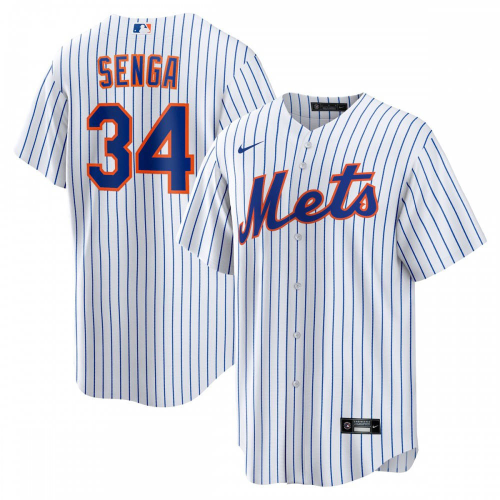 Kodai Senga New York Mets Home Replica Player Jersey - White/Royal-Pro Kit Vault | Brand New 26/27 Sports Jerseys
