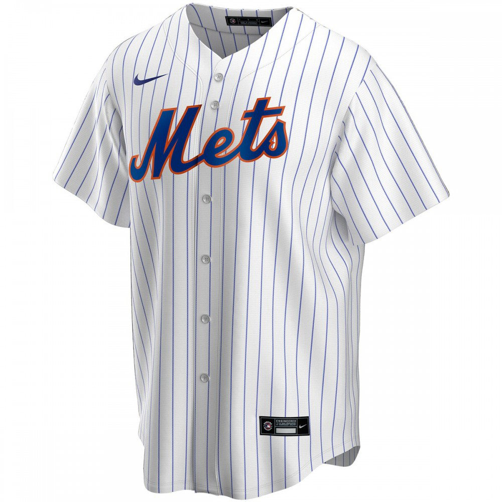 New York Mets Home Replica Custom Jersey - White-Pro Kit Vault | Brand New 26/27 Sports Jerseys