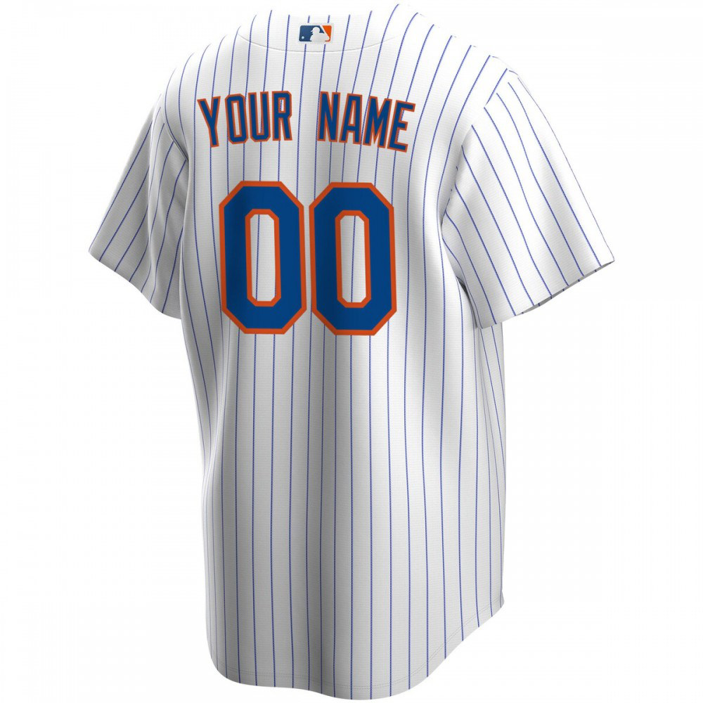 New York Mets Home Replica Custom Jersey - White-Pro Kit Vault | Brand New 26/27 Sports Jerseys