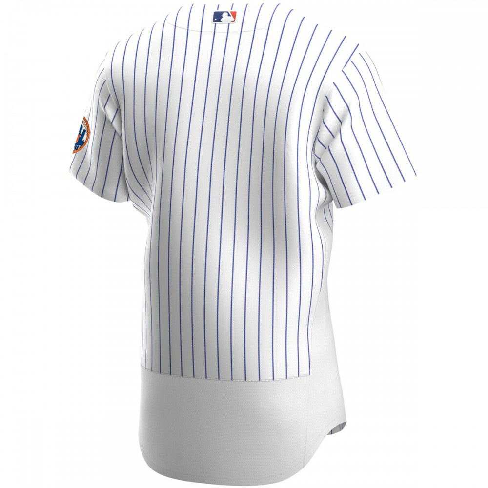 New York Mets Home Authentic Team Jersey - White-Pro Kit Vault | Brand New 26/27 Sports Jerseys