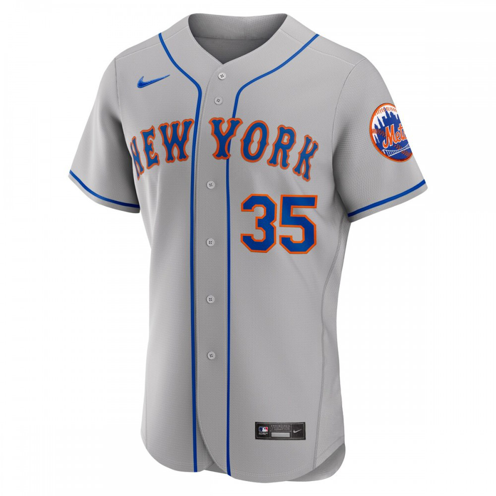 Justin Verlander New York Mets Road Authentic Player Jersey - Gray-Pro Kit Vault | Brand New 26/27 Sports Jerseys