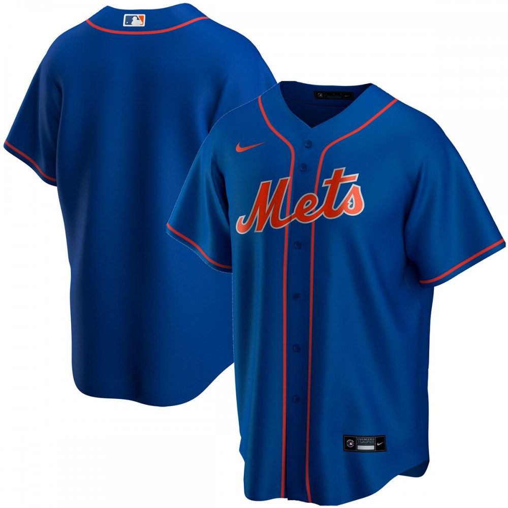 New York Mets Youth Alternate Replica Team Jersey - Royal-Pro Kit Vault | Brand New 26/27 Sports Jerseys