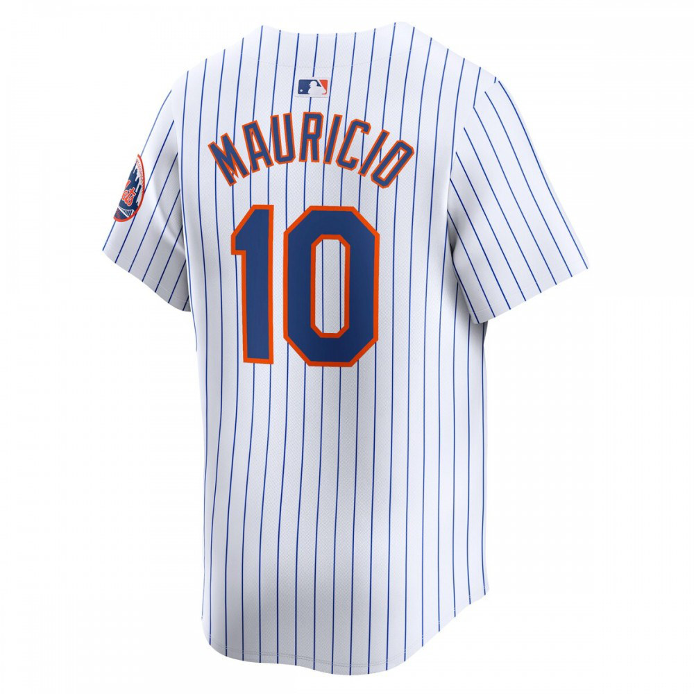 Ronny Mauricio New York Mets Home Limited Player Jersey - White-Pro Kit Vault | Brand New 26/27 Sports Jerseys