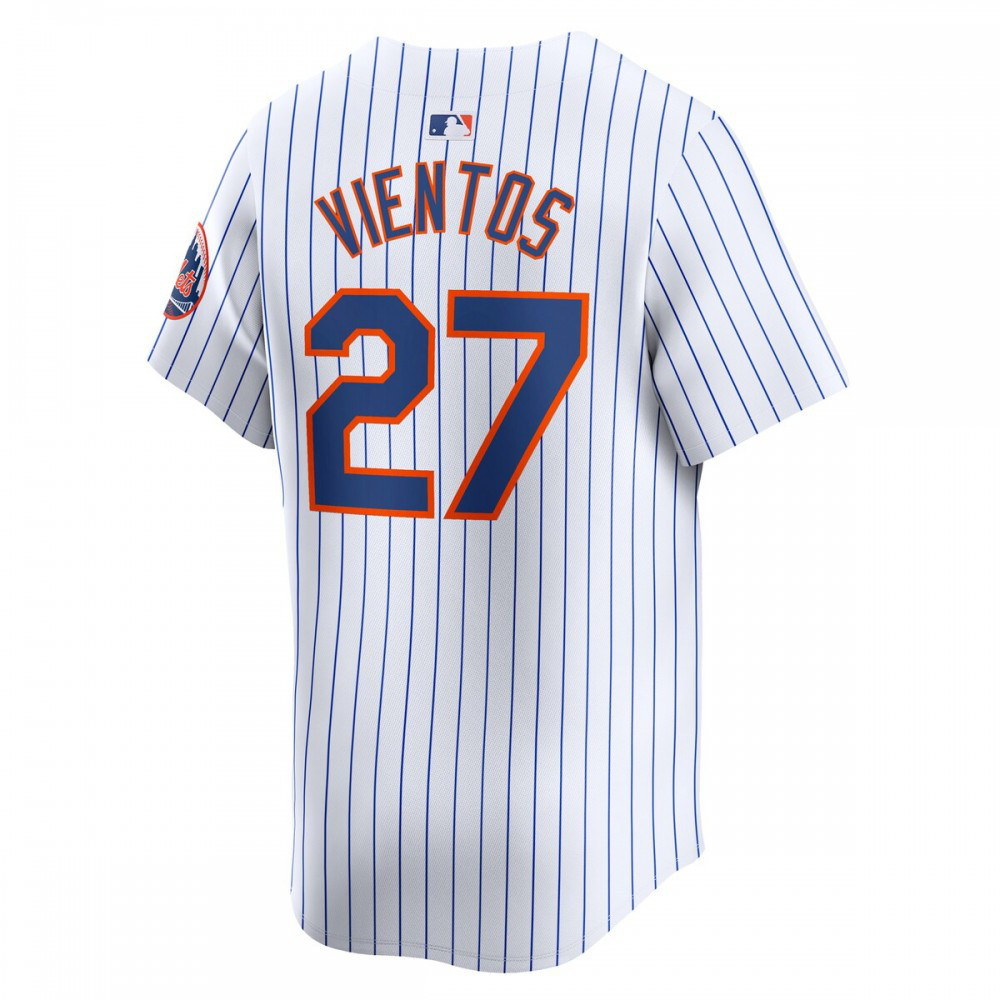 Mark Vientos New York Mets Home Limited Player Jersey - White-Pro Kit Vault | Brand New 26/27 Sports Jerseys