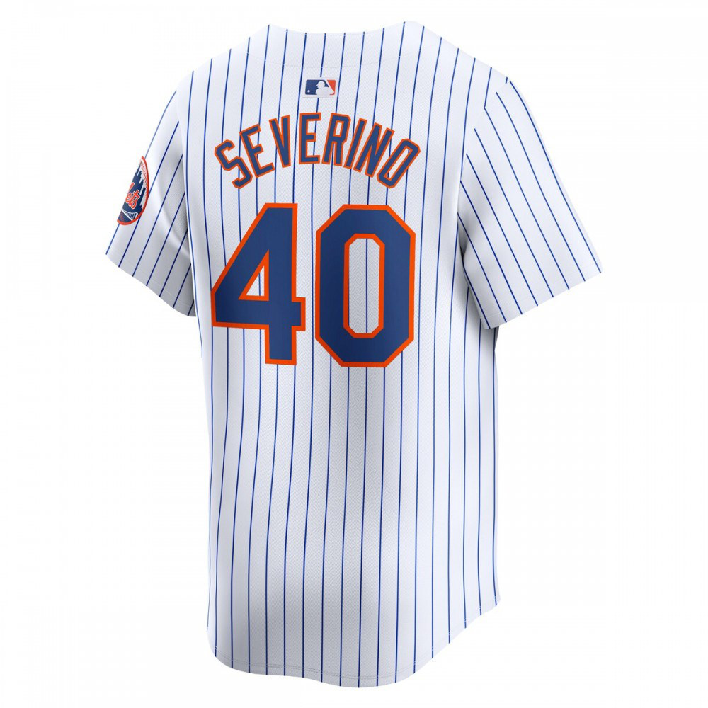 Luis Severino New York Mets Home Limited Player Jersey聽鈥?White-Pro Kit Vault | Brand New 26/27 Sports Jerseys