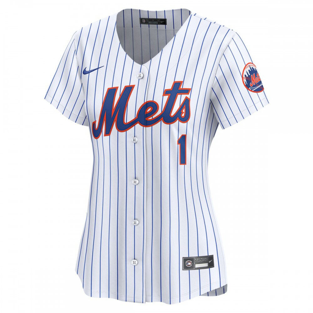 New York Mets Women's #1 Mom Home Limited Jersey - White-Pro Kit Vault | Brand New 26/27 Sports Jerseys