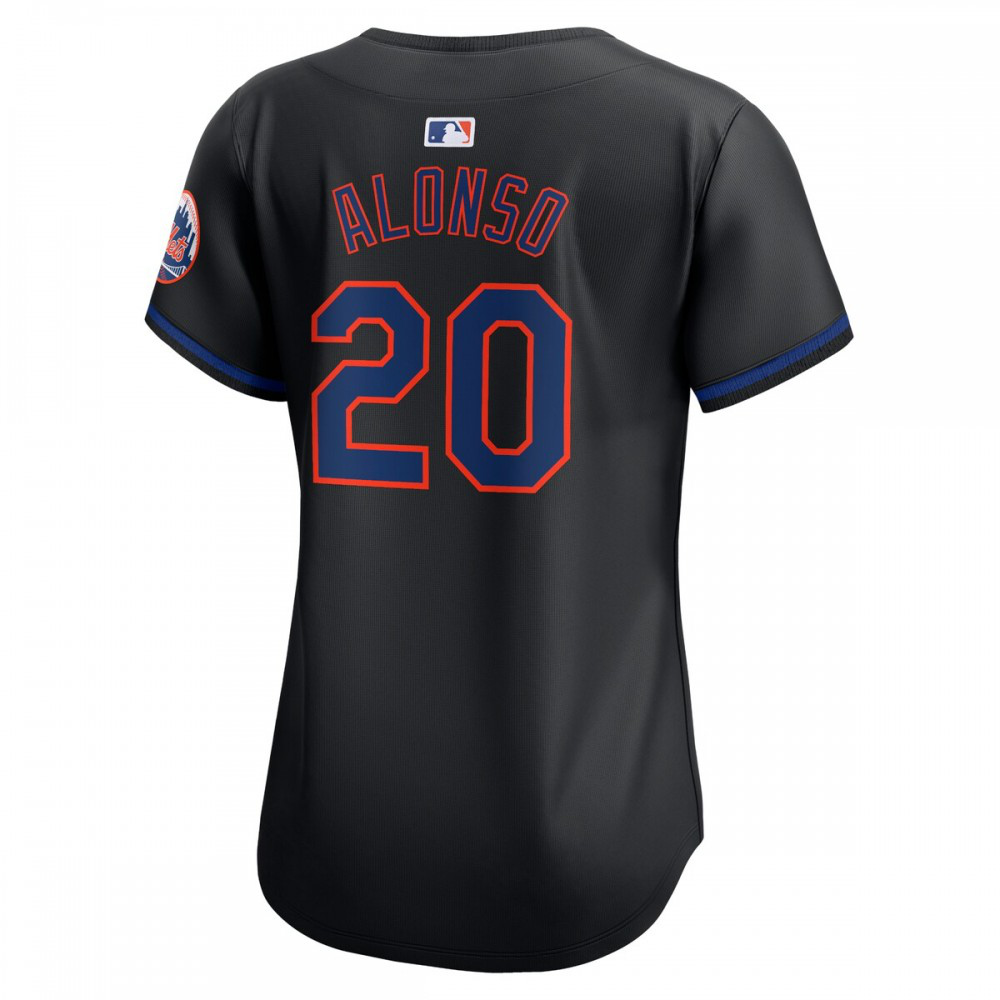 Pete Alonso New York Mets Women's Alternate Limited Player Jersey聽鈥?Black-Pro Kit Vault | Brand New 26/27 Sports Jerseys