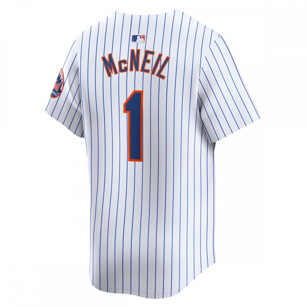Jeff McNeil New York Mets Home Limited Player Jersey聽鈥?White-Pro Kit Vault | Brand New 26/27 Sports Jerseys
