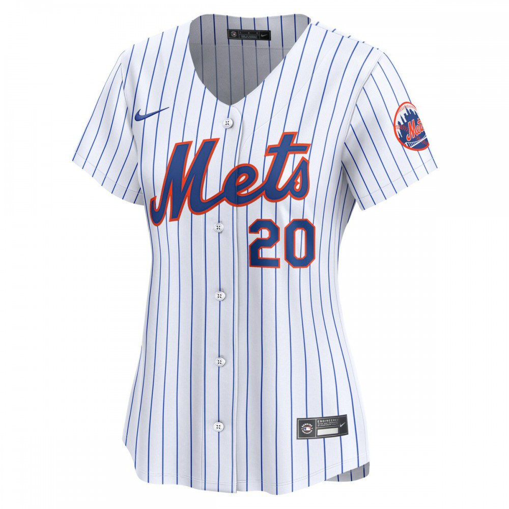 Pete Alonso New York Mets Women's Home Limited Player Jersey - White-Pro Kit Vault | Brand New 26/27 Sports Jerseys