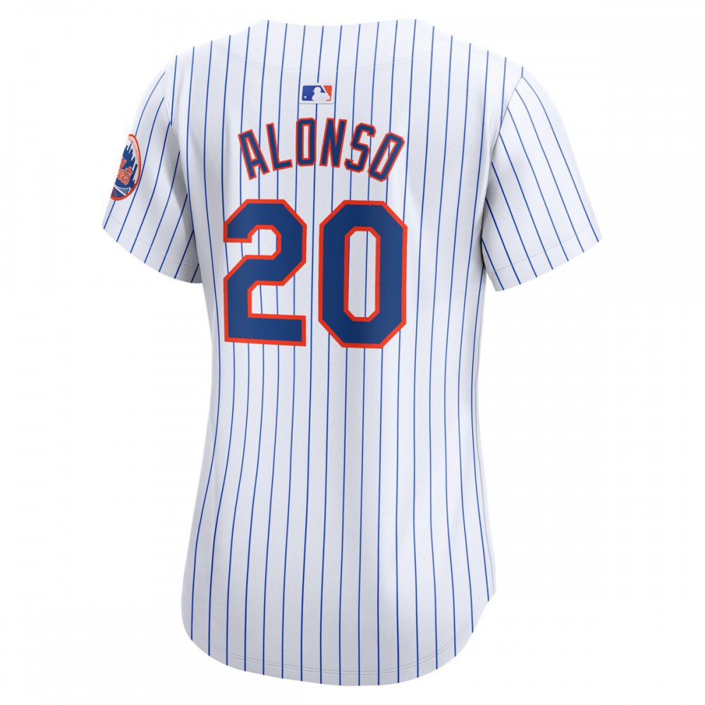 Pete Alonso New York Mets Women's Home Limited Player Jersey - White-Pro Kit Vault | Brand New 26/27 Sports Jerseys