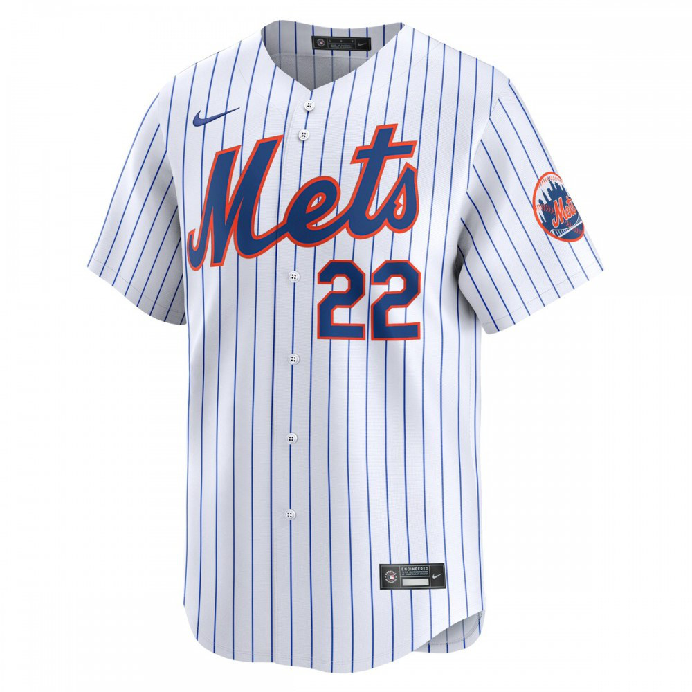 Brett Baty New York Mets Home Limited Player Jersey - White-Pro Kit Vault | Brand New 26/27 Sports Jerseys