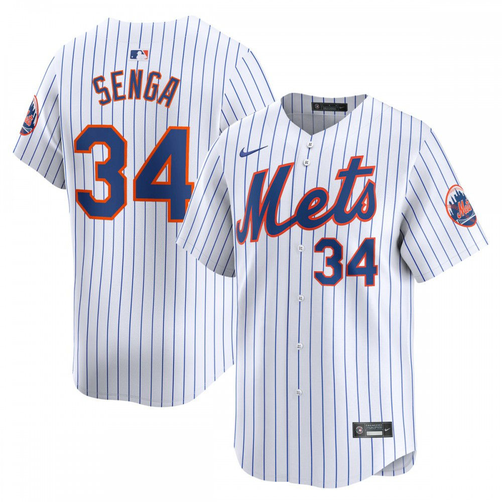 Kodai Senga New York Mets Home Limited Player Jersey - White-Pro Kit Vault | Brand New 26/27 Sports Jerseys