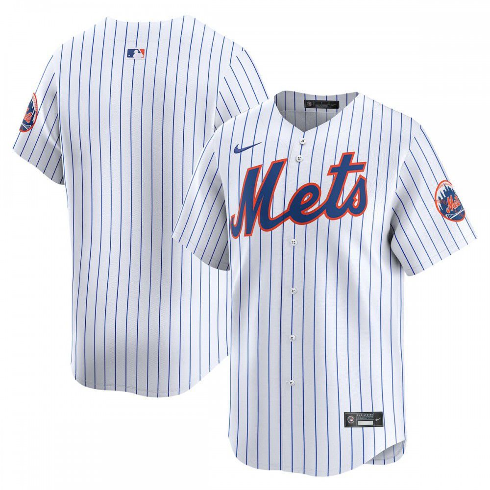 New York Mets Home Limited Jersey - White-Pro Kit Vault | Brand New 26/27 Sports Jerseys