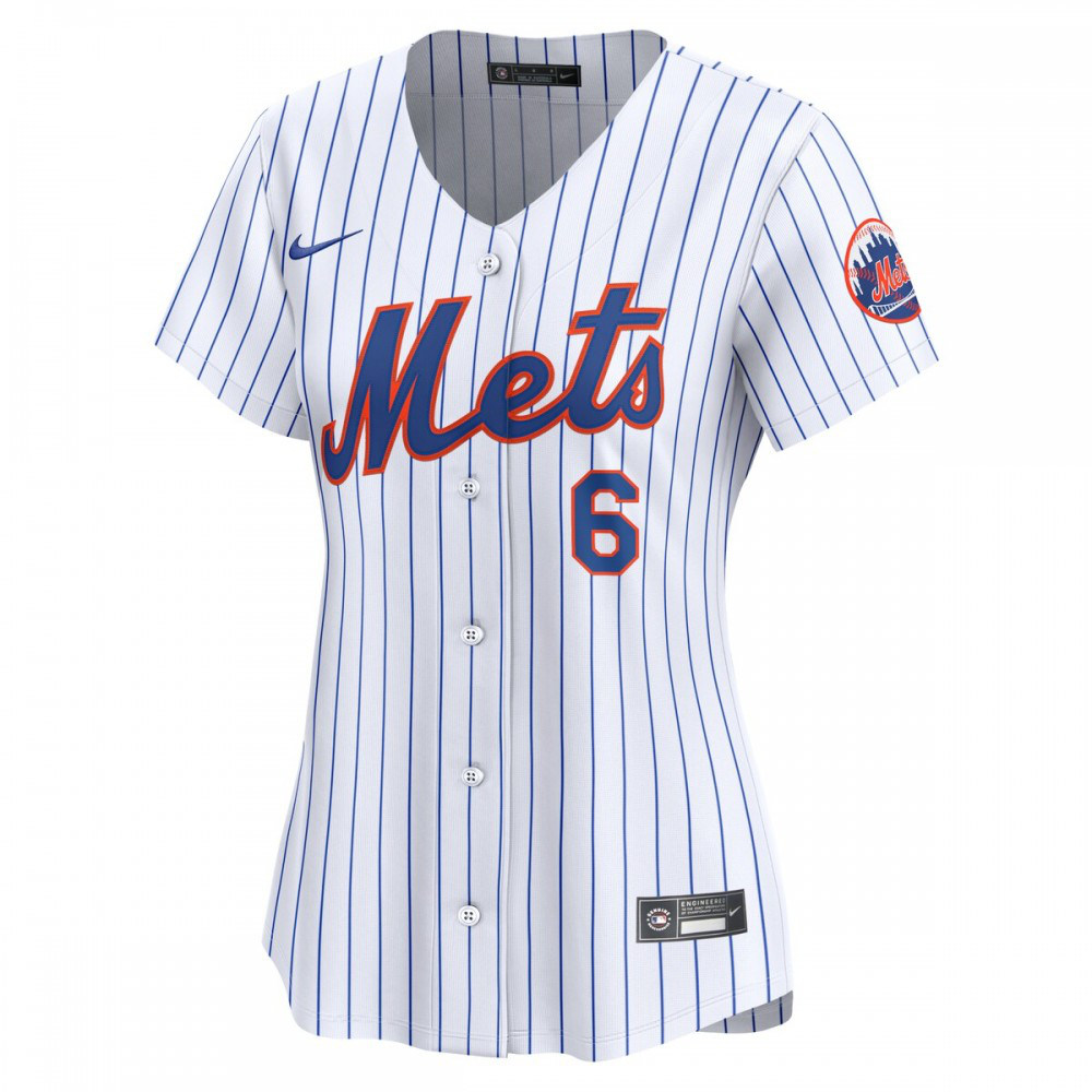 Starling Marte New York Mets Women's Home Limited Player Jersey - White-Pro Kit Vault | Brand New 26/27 Sports Jerseys