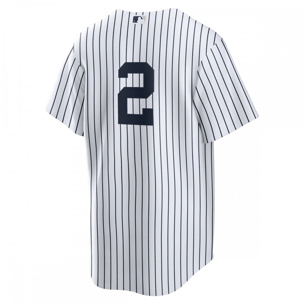 Derek Jeter New York Yankees Replica Jersey - White/Navy-Pro Kit Vault | Brand New 26/27 Sports Jerseys