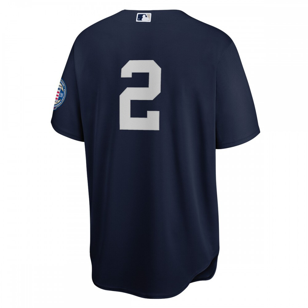 Derek Jeter New York Yankees 2020 Hall of Fame Induction Alternate Replica Player Jersey - Navy-Pro Kit Vault | Brand New 26/27 Sports Jerseys