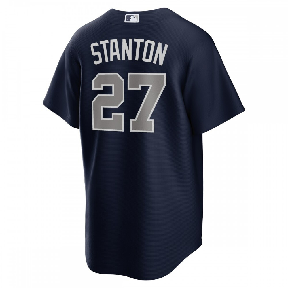 Giancarlo Stanton New York Yankees Alternate Replica Player Jersey - Navy-Pro Kit Vault | Brand New 26/27 Sports Jerseys