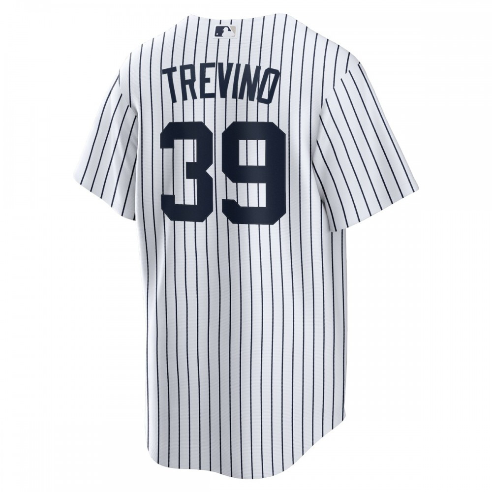 Jose Trevino New York Yankees Home Replica Player Jersey - White-Pro Kit Vault | Brand New 26/27 Sports Jerseys