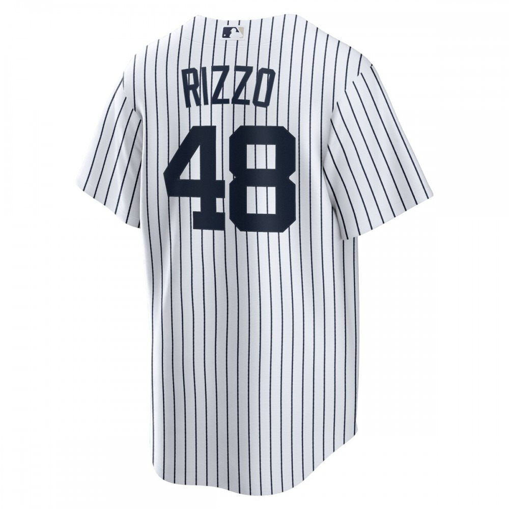Anthony Rizzo New York Yankees Home Official Replica Player Jersey - White-Pro Kit Vault | Brand New 26/27 Sports Jerseys