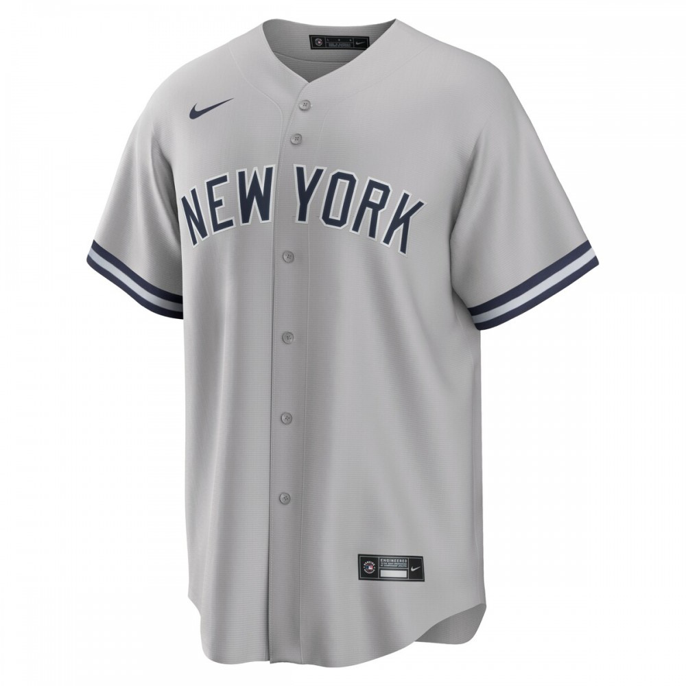 New York Yankees Road Replica Team Jersey - Gray-Pro Kit Vault | Brand New 26/27 Sports Jerseys