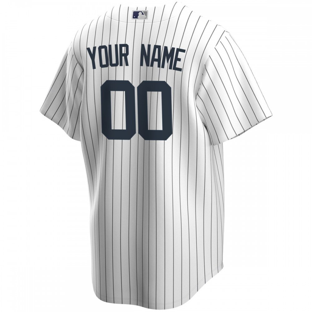 New York Yankees Home Replica Custom Jersey - White-Pro Kit Vault | Brand New 26/27 Sports Jerseys