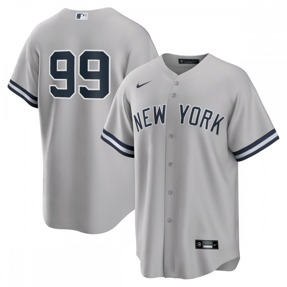 Aaron Judge New York Yankees Road Replica Player Name Jersey - Gray-Pro Kit Vault | Brand New 26/27 Sports Jerseys