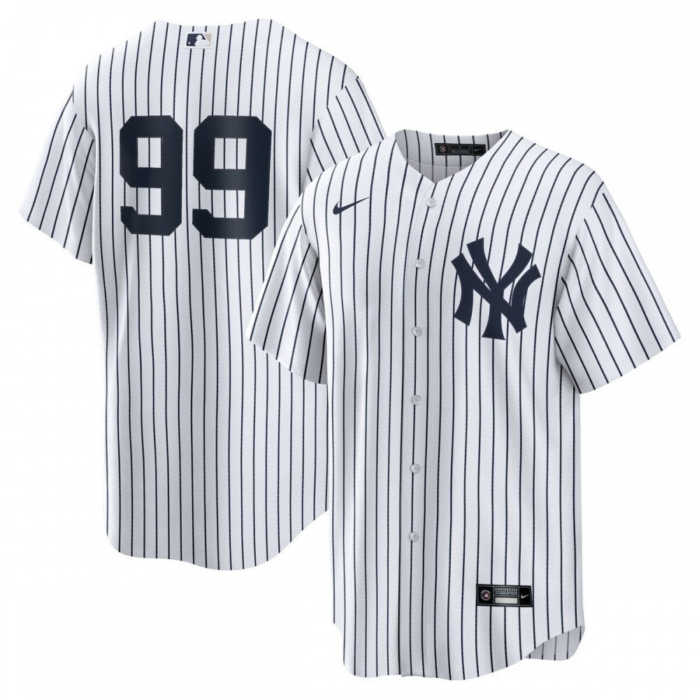 Aaron Judge New York Yankees Home Replica Player Name Jersey - White-Pro Kit Vault | Brand New 26/27 Sports Jerseys
