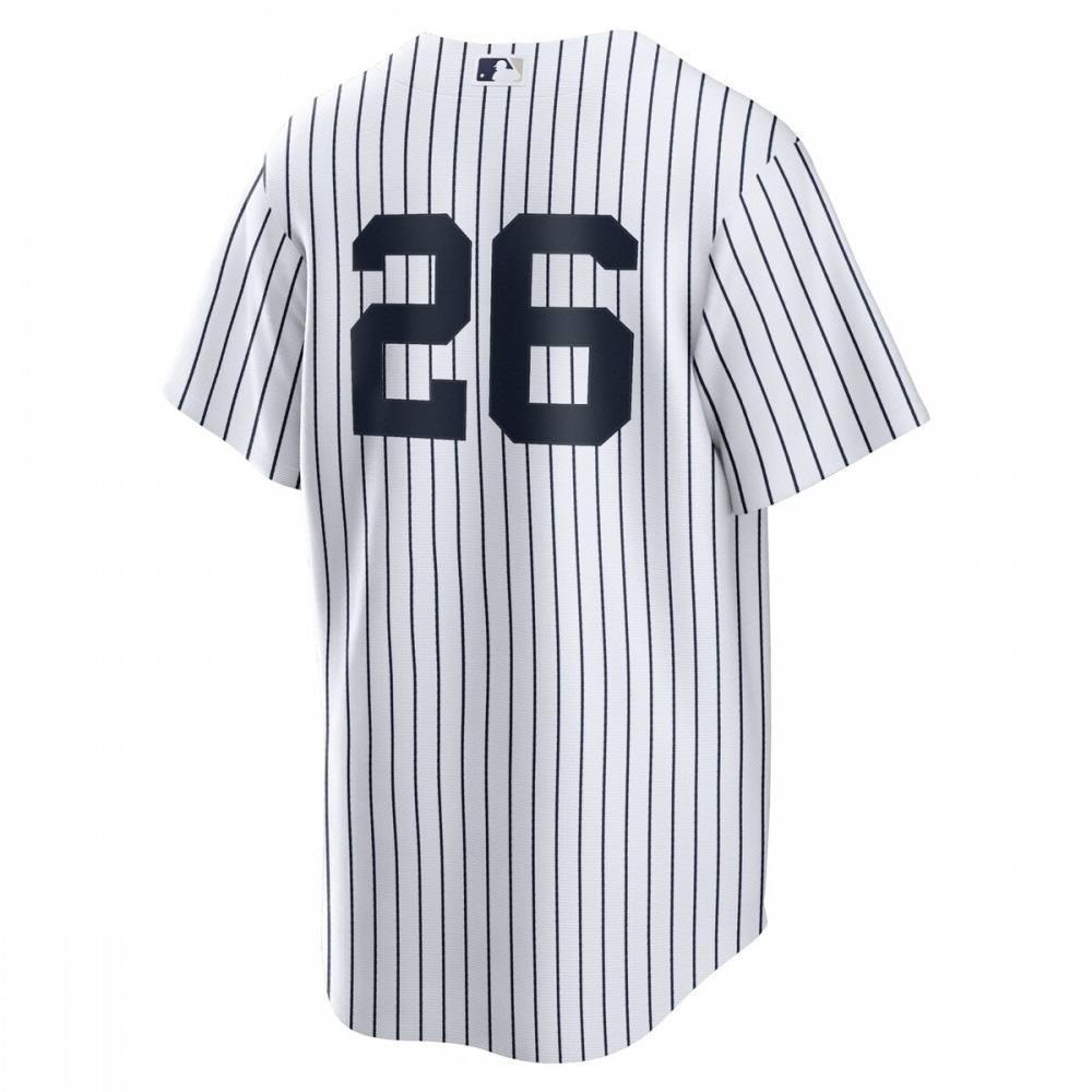 DJ LeMahieu New York Yankees Home Replica Player Name Jersey - White-Pro Kit Vault | Brand New 26/27 Sports Jerseys