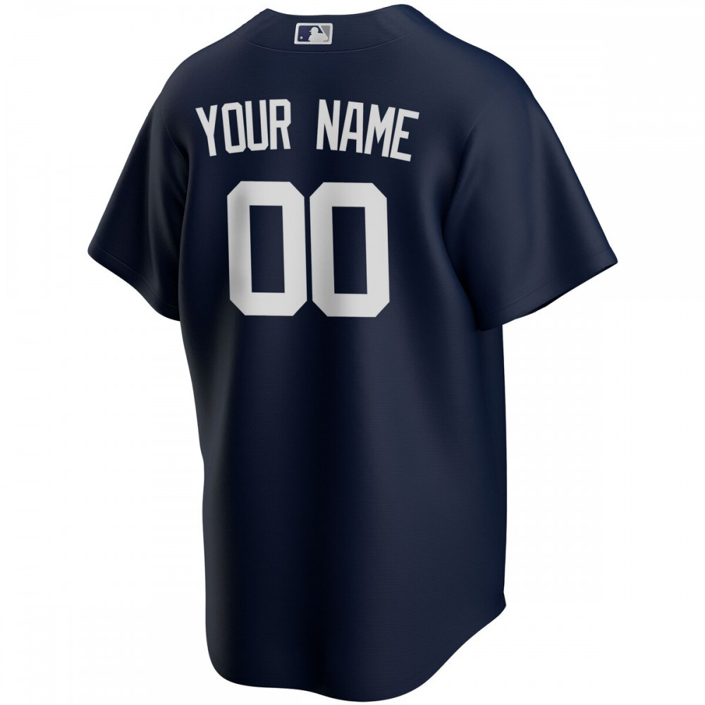 New York Yankees Alternate Replica Custom Jersey - Navy-Pro Kit Vault | Brand New 26/27 Sports Jerseys