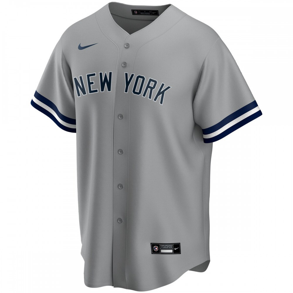 New York Yankees Road Replica Custom Jersey - Gray-Pro Kit Vault | Brand New 26/27 Sports Jerseys