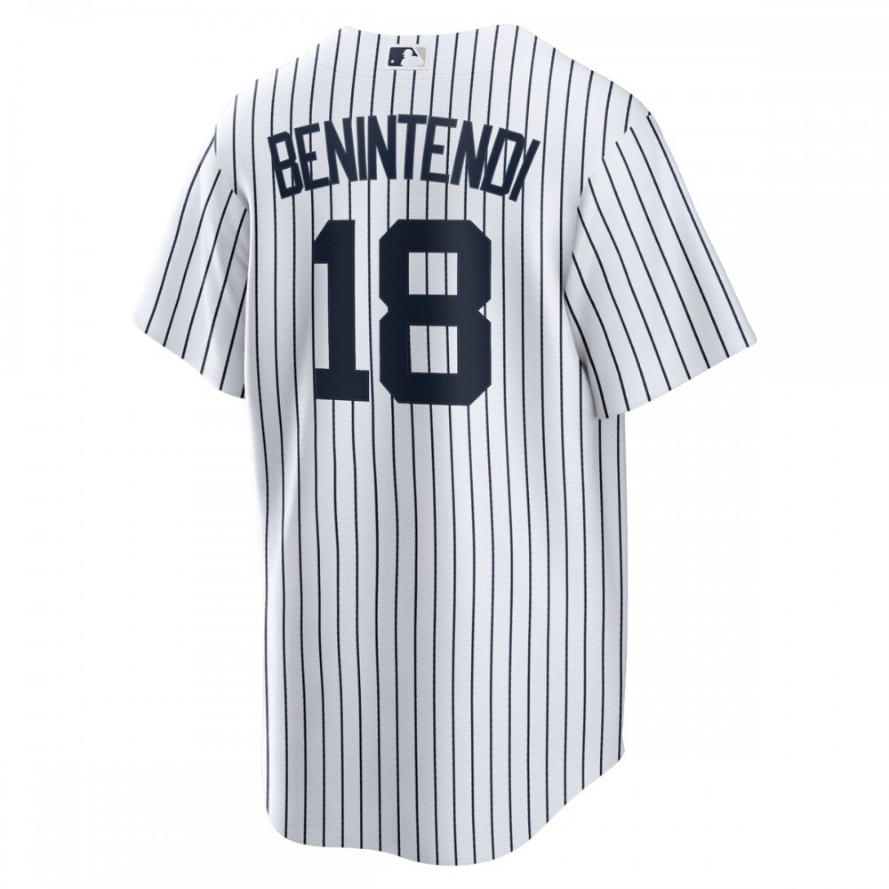 Andrew Benintendi New York Yankees Home Replica Player Jersey - White/Navy-Pro Kit Vault | Brand New 26/27 Sports Jerseys