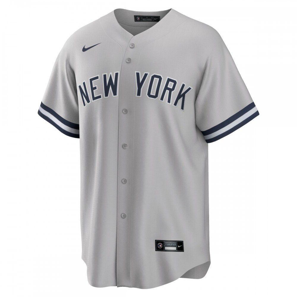 Giancarlo Stanton New York Yankees Road Replica Player Name Jersey - Gray-Pro Kit Vault | Brand New 26/27 Sports Jerseys