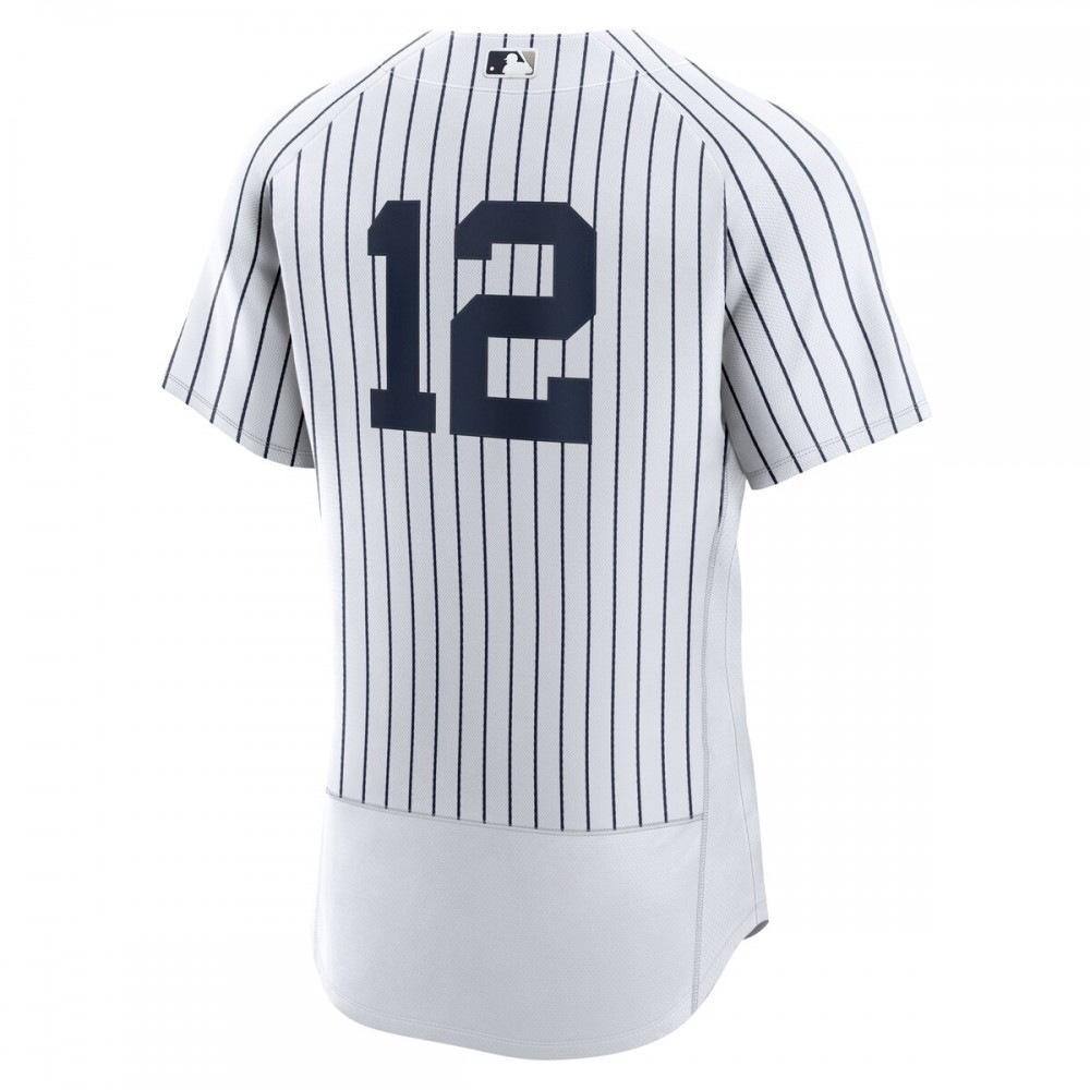 Wade Boggs New York Yankees Home Authentic Retired Player Jersey - White-Pro Kit Vault | Brand New 26/27 Sports Jerseys