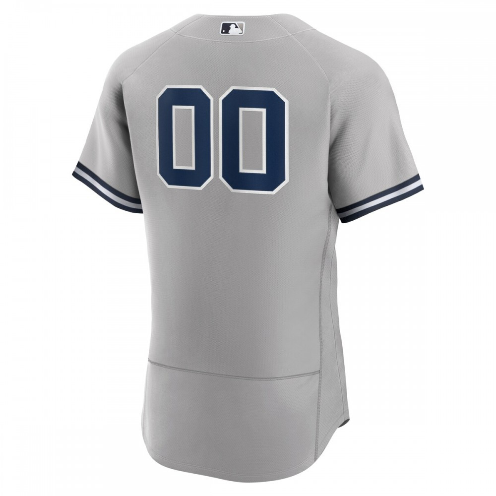 New York Yankees Road Authentic Custom Jersey - Gray-Pro Kit Vault | Brand New 26/27 Sports Jerseys