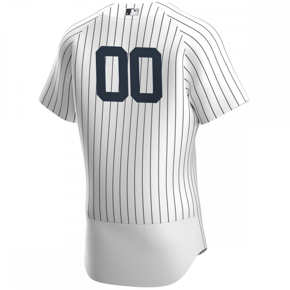 New York Yankees Home Custom Pick-A-Player Retired Roster Authentic Jersey - White-Pro Kit Vault | Brand New 26/27 Sports Jerseys