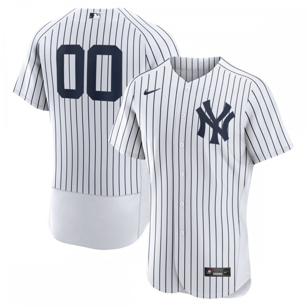 New York Yankees Home Authentic Custom Jersey - White-Pro Kit Vault | Brand New 26/27 Sports Jerseys