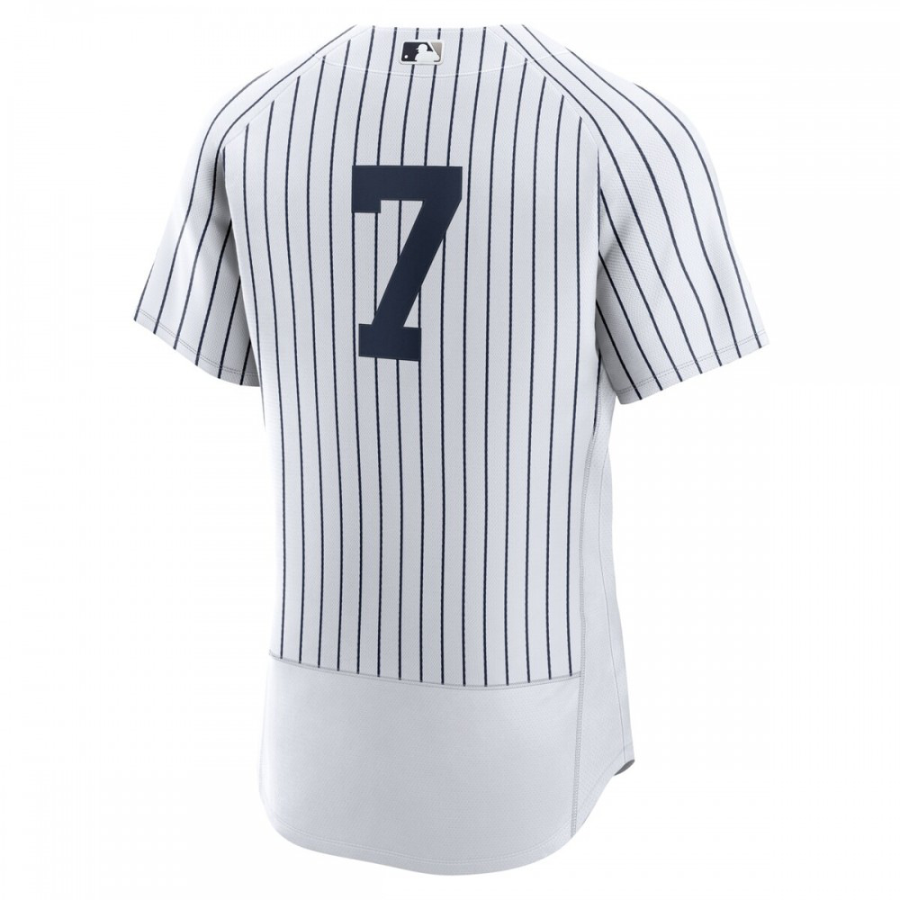 Mickey Mantle New York Yankees Home Authentic Retired Player Jersey - White-Pro Kit Vault | Brand New 26/27 Sports Jerseys