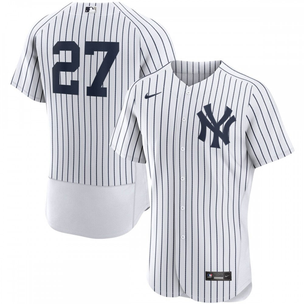 Giancarlo Stanton New York Yankees Home Authentic Player Jersey - White-Pro Kit Vault | Brand New 26/27 Sports Jerseys