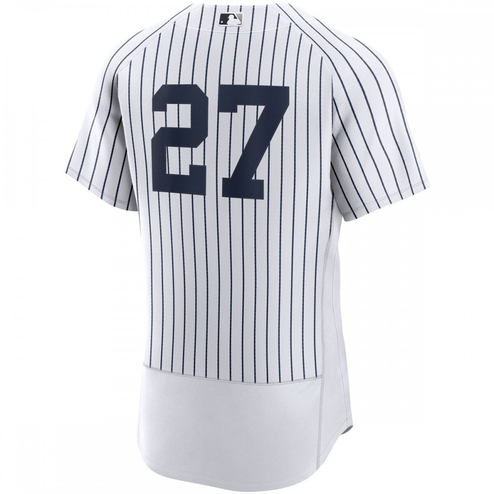 Giancarlo Stanton New York Yankees Home Authentic Player Jersey - White-Pro Kit Vault | Brand New 26/27 Sports Jerseys