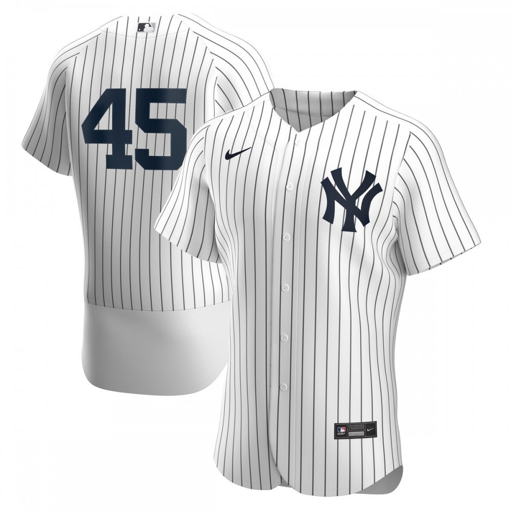 Gerrit Cole New York Yankees Home Authentic Player Jersey - White-Pro Kit Vault | Brand New 26/27 Sports Jerseys