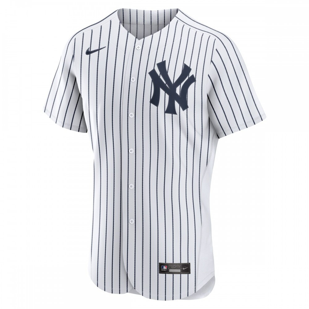 Anthony Volpe New York Yankees Home Authentic Jersey - White/Navy-Pro Kit Vault | Brand New 26/27 Sports Jerseys