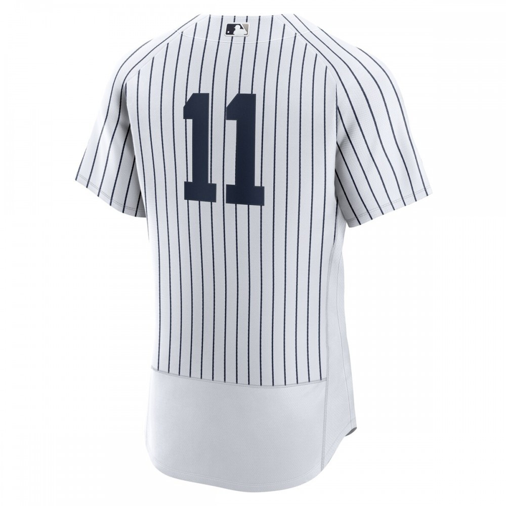 Anthony Volpe New York Yankees Home Authentic Jersey - White/Navy-Pro Kit Vault | Brand New 26/27 Sports Jerseys