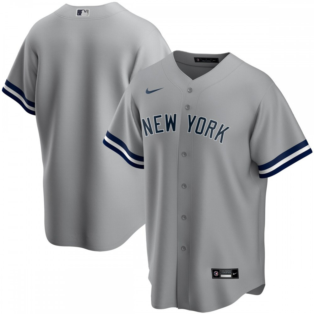 New York Yankees Youth Road Replica Team Jersey - Gray-Pro Kit Vault | Brand New 26/27 Sports Jerseys
