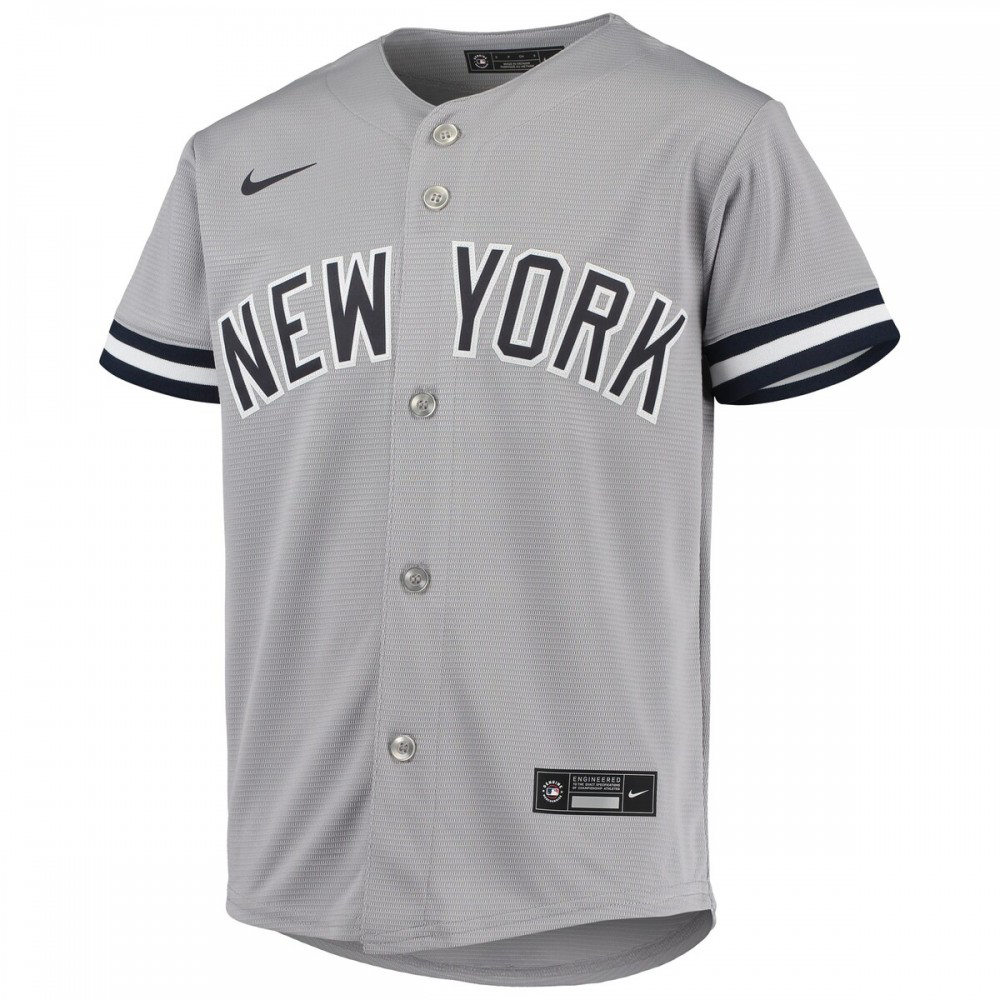 Gerrit Cole New York Yankees Youth Alternate Replica Player Jersey - Gray-Pro Kit Vault | Brand New 26/27 Sports Jerseys