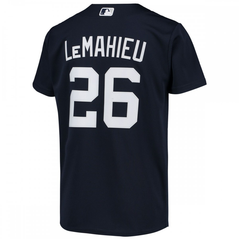 DJ LeMahieu New York Yankees Youth Alternate Replica Player Jersey - Navy-Pro Kit Vault | Brand New 26/27 Sports Jerseys