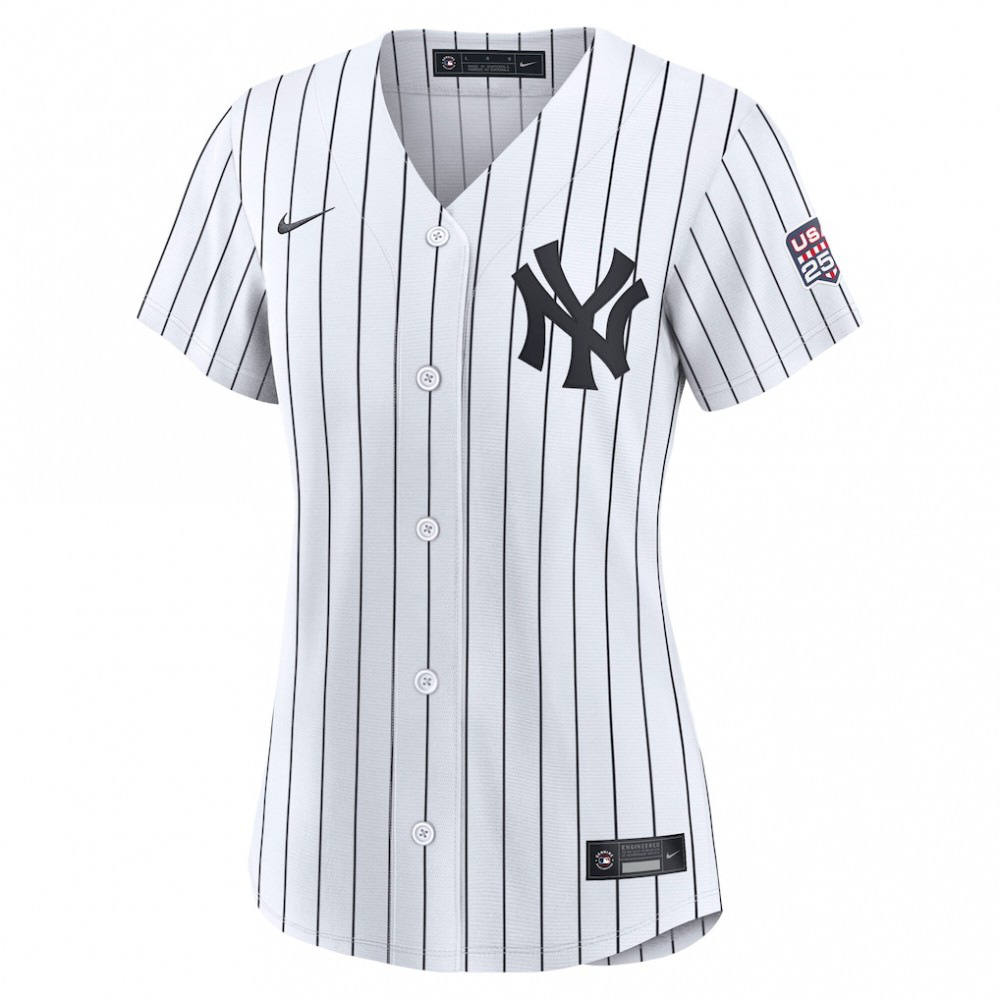 Aaron Judge New York Yankees Women's USA 250 Fourth of July Home Stadium Jersey - White-Pro Kit Vault | Brand New 26/27 Sports Jerseys