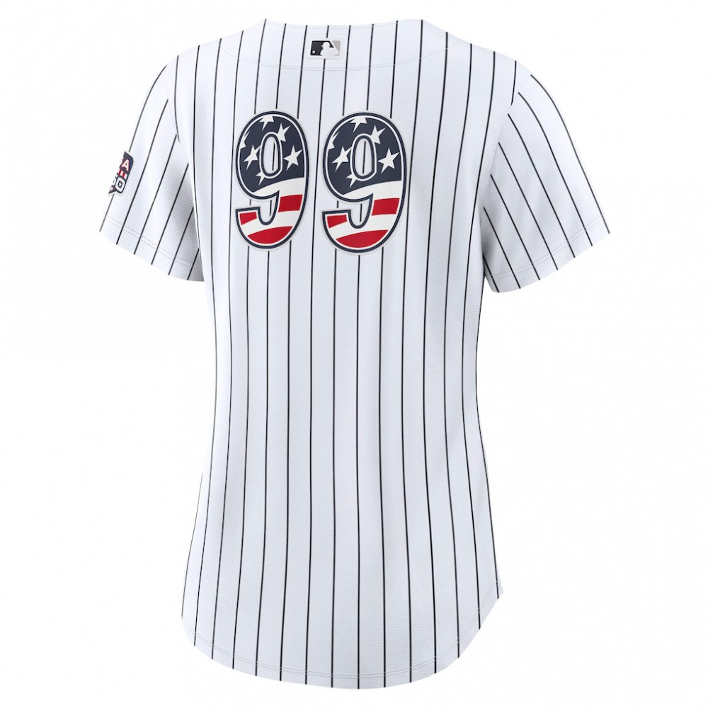 Aaron Judge New York Yankees Women's USA 250 Fourth of July Home Stadium Jersey - White-Pro Kit Vault | Brand New 26/27 Sports Jerseys