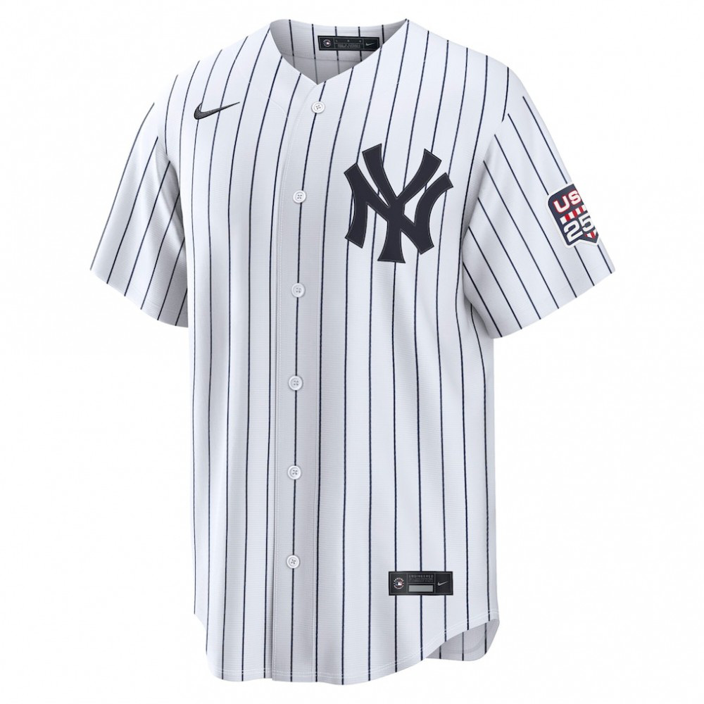 Aaron Judge New York Yankees USA 250 Fourth of July Home Stadium Jersey - White-Pro Kit Vault | Brand New 26/27 Sports Jerseys